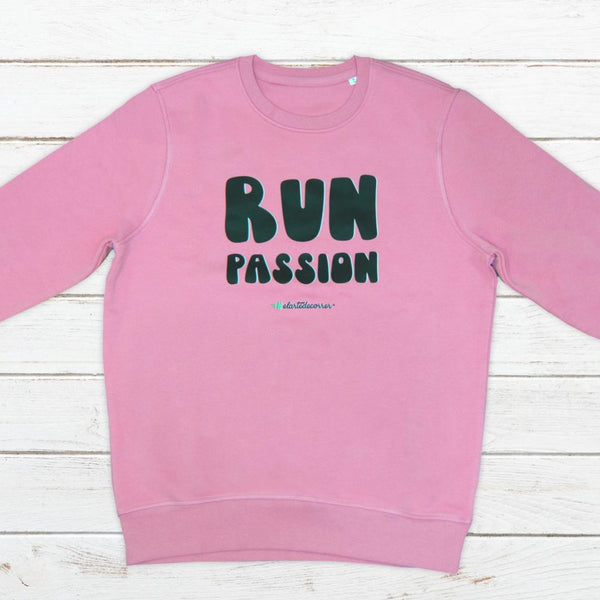 Sudadera #RunPassion Rosa