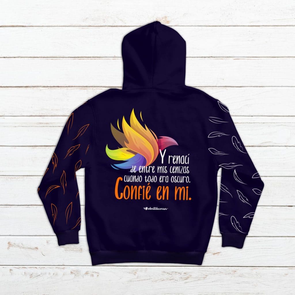 Sudadera unisex con capucha #AveFénix