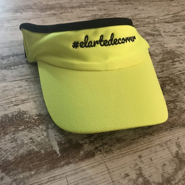 Visera técnica running con cinta
